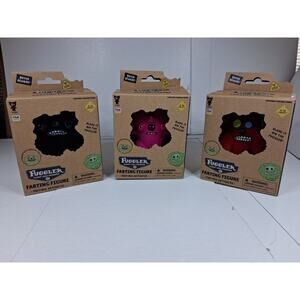 Fuggler Funny Ugly Monster Farting Figure Set of 3 – Motion Activated – 3.5” Toy